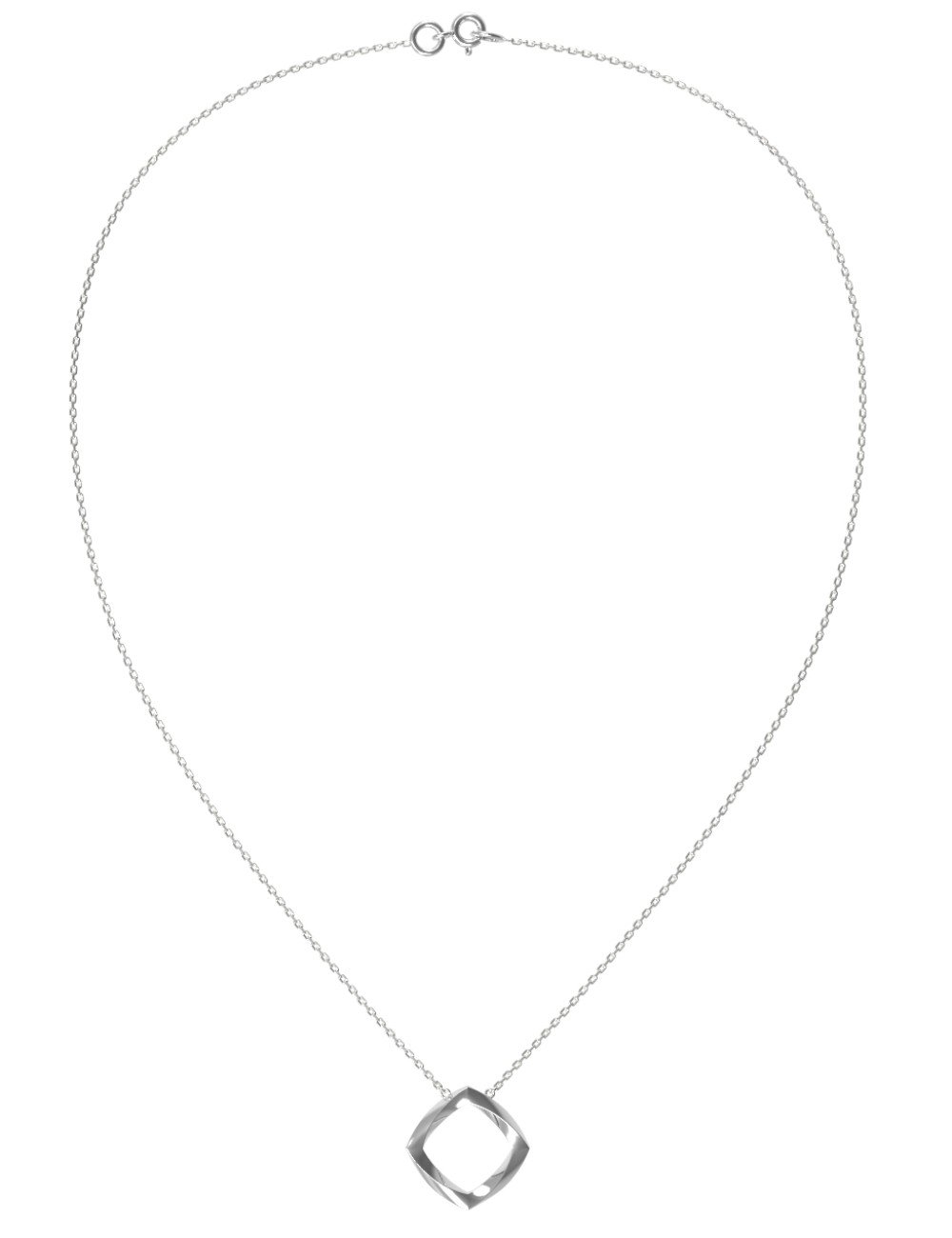 Колье из белого золота c бриллиантами