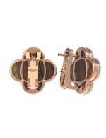 Серьги из золота c тигровым глазом