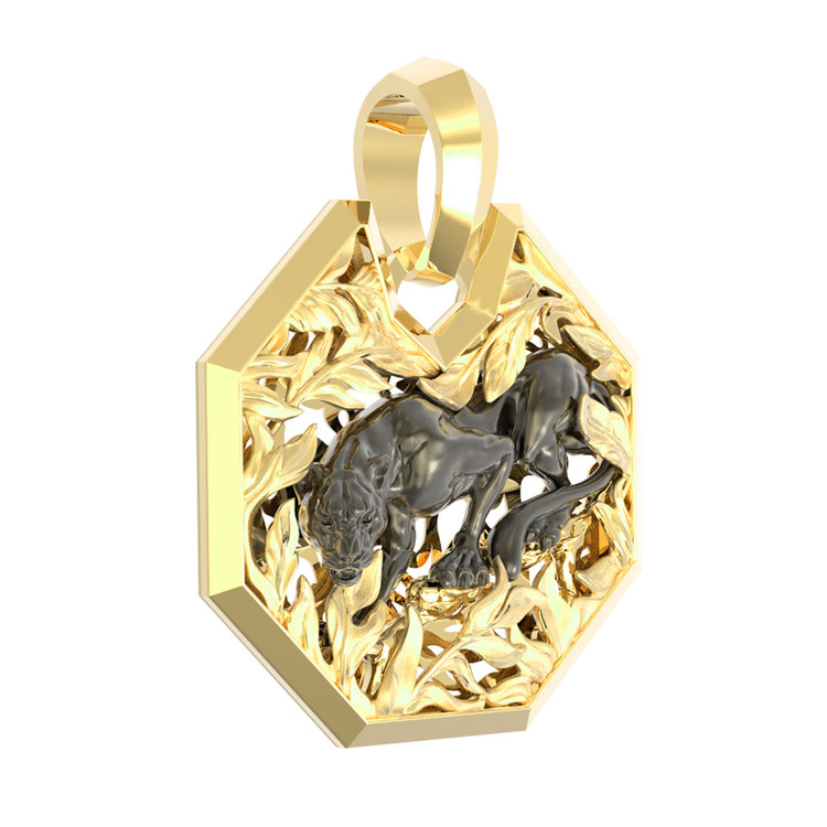 Подвеска из лимонного золота 585 пробы