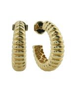 Серьги из лимонного золота