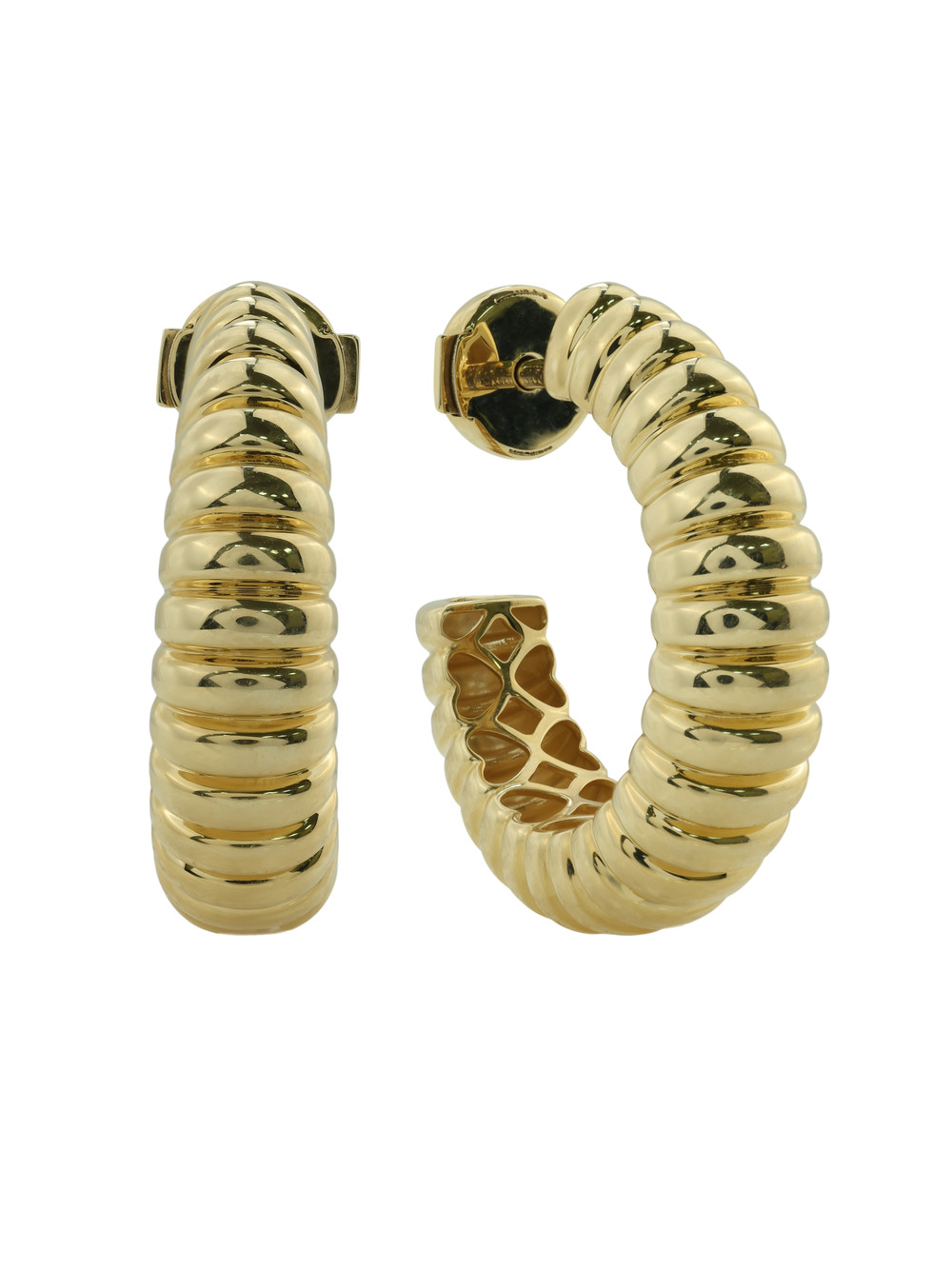 Серьги из лимонного золота 585 пробы