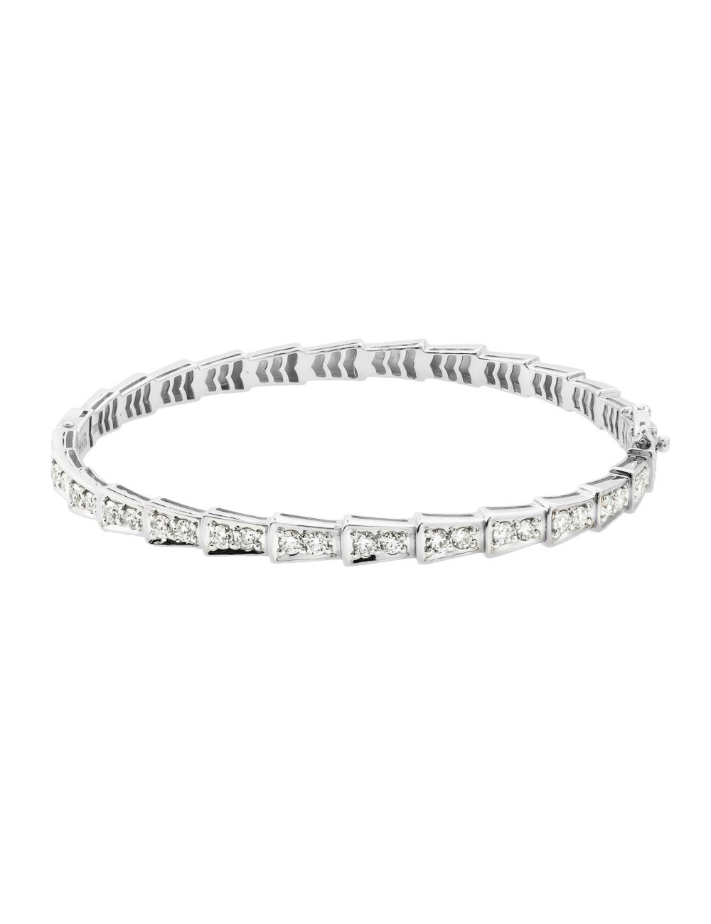 Браслет из белого золота c бриллиантами