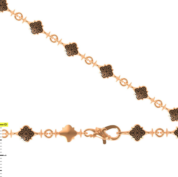 Цепь из красного золота 585 пробы