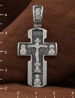 Крест из белого золота