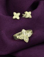 Кольцо из лимонного золота