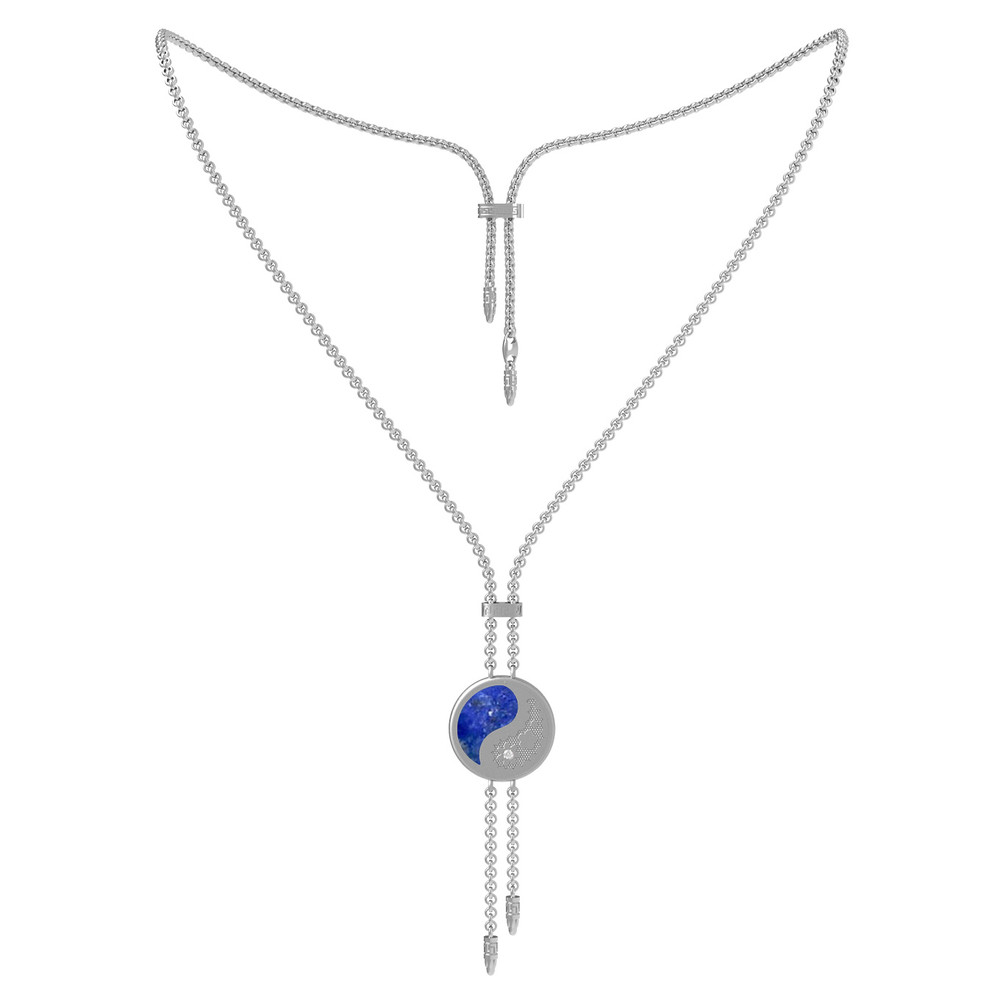 Колье из белого золота