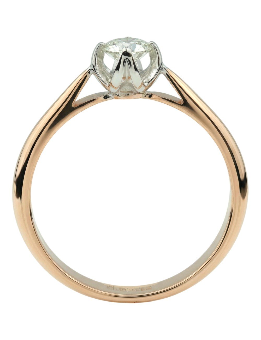 Кольцо из золота c бриллиантами