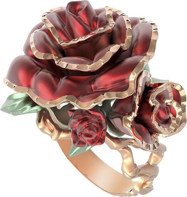 Кольцо из красного золота 585 пробы