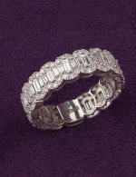 Кольцо из белого золота c бриллиантами