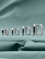 Серьги из белого золота