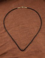 Шнурок шёлковый из лимонного золота