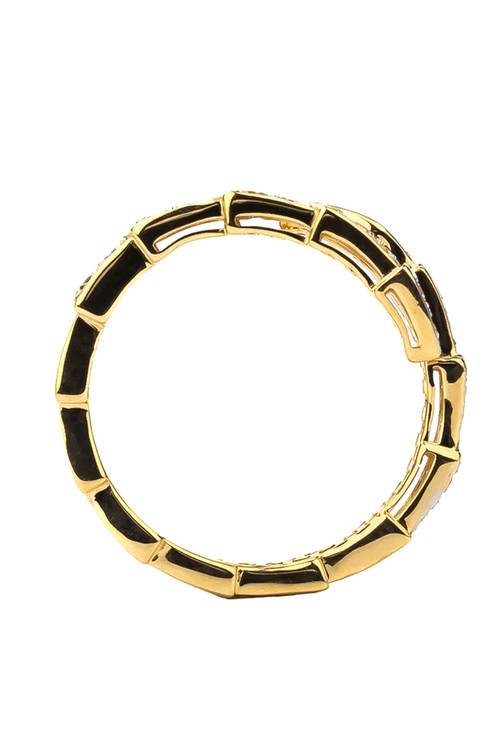 Кольцо из лимонного золота 585 пробы c бриллиантами