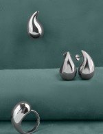 Серьги из белого золота