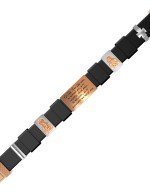 Браслет из золота c кожаным шнурком