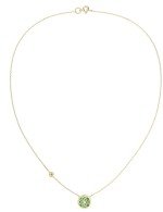 Колье из лимонного золота c бриллиантами и малахитом