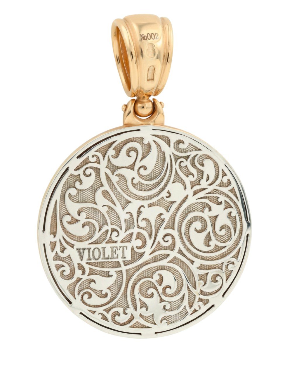 Подвеска из золота c эмалью