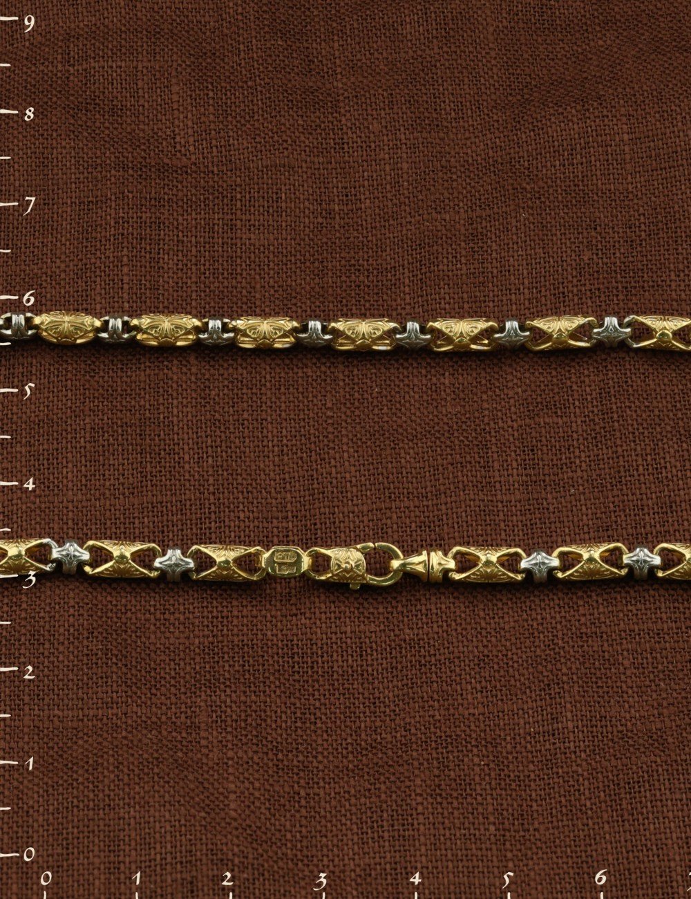 Цепь из лимонного золота