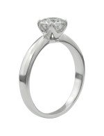 Кольцо из белого золота c бриллиантами