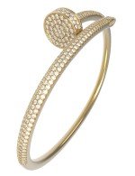 Браслет из лимонного золота c бриллиантами