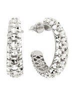 Серьги из белого золота 585 пробы