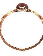 Браслет из золота c эмалью, фианитом, гранатом и эмалью