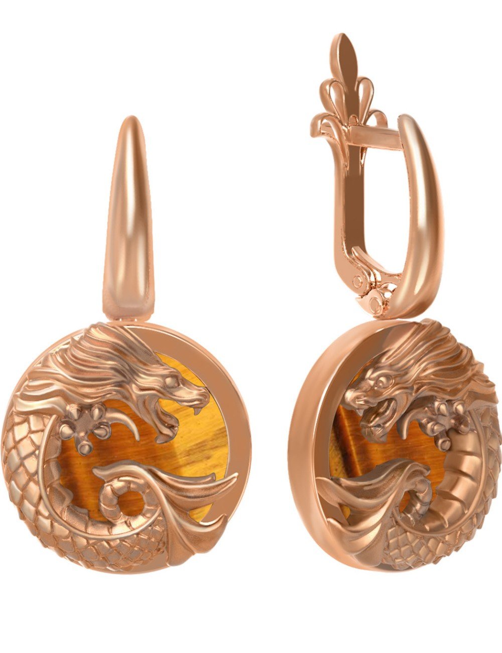 Серьги из золота 585 пробы