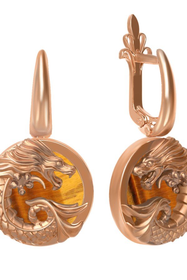 Серьги из золота 585 пробы