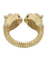 Кольцо из лимонного золота c бриллиантами