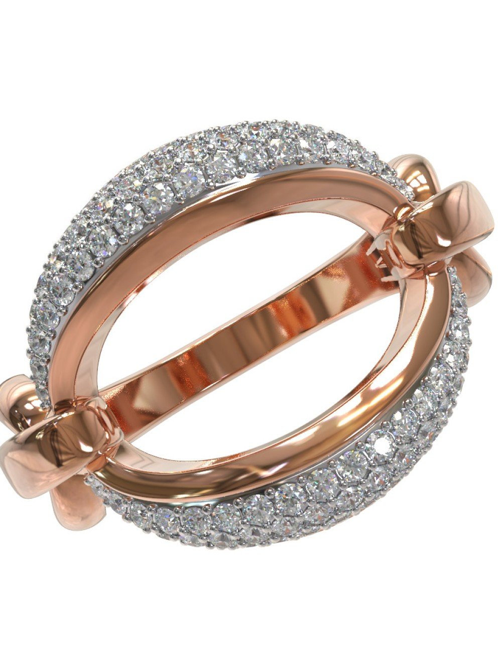 Кольцо из золота c бриллиантами