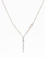 Колье из белого золота c бриллиантами