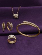 Браслет из лимонного золота c бриллиантами