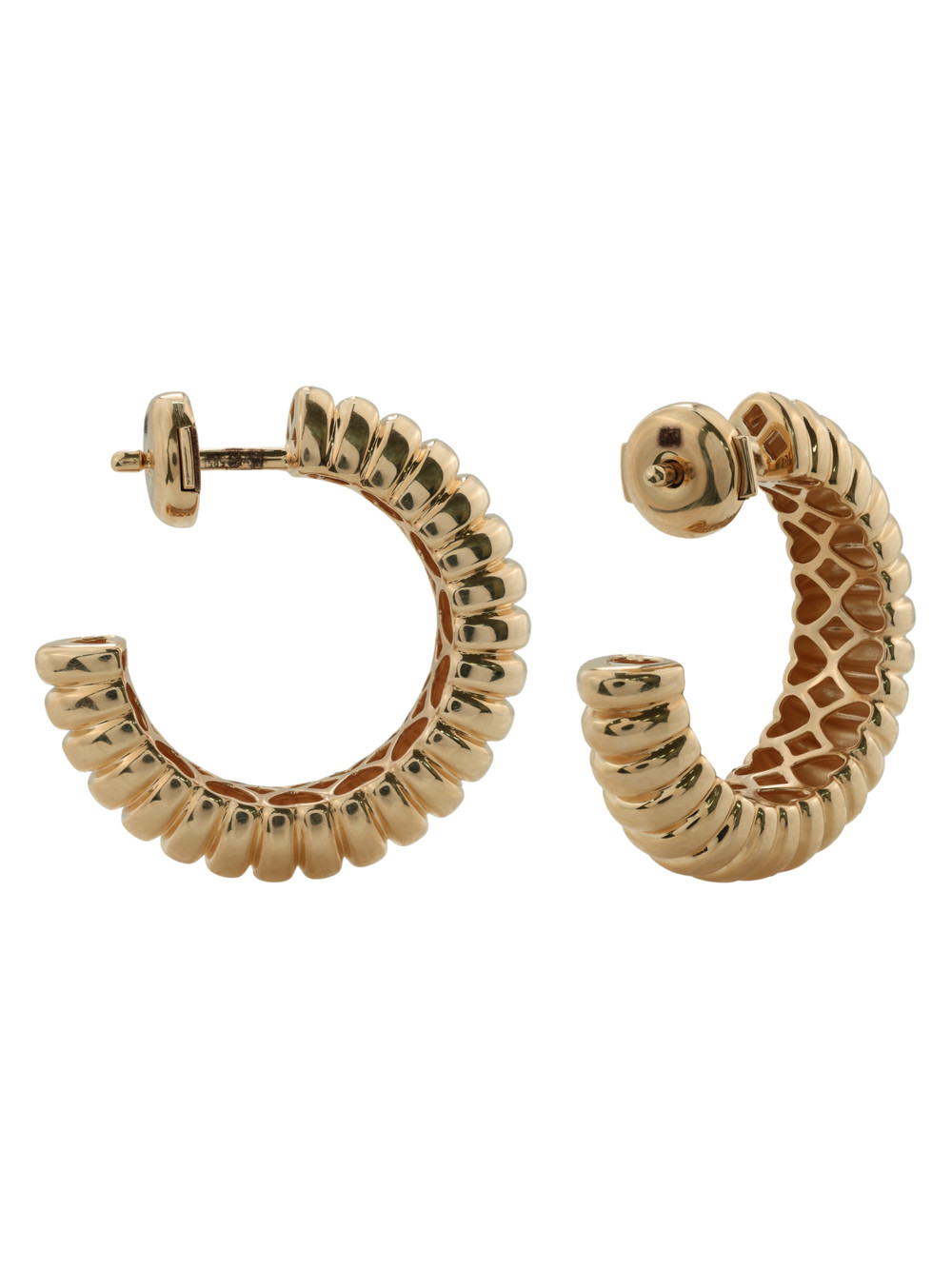 Серьги из красного золота 585 пробы