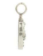 Подвеска из белого золота c бирюзой и перламутром