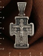 Крест из белого золота