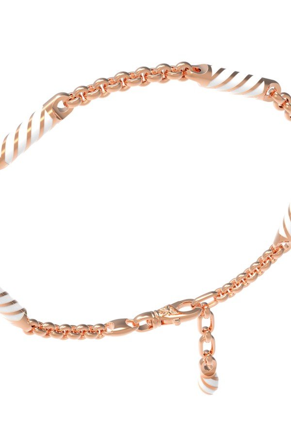 Браслет из золота c эмалью