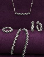 Колье из белого золота c бриллиантами