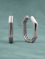 Серьги из белого золота