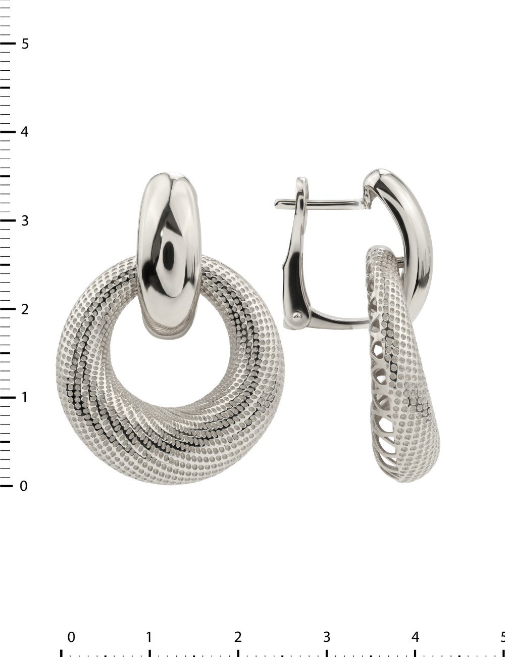 Серьги из белого золота 585 пробы