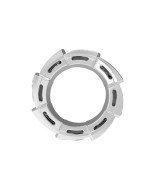 Подвеска из белого золота c ониксом