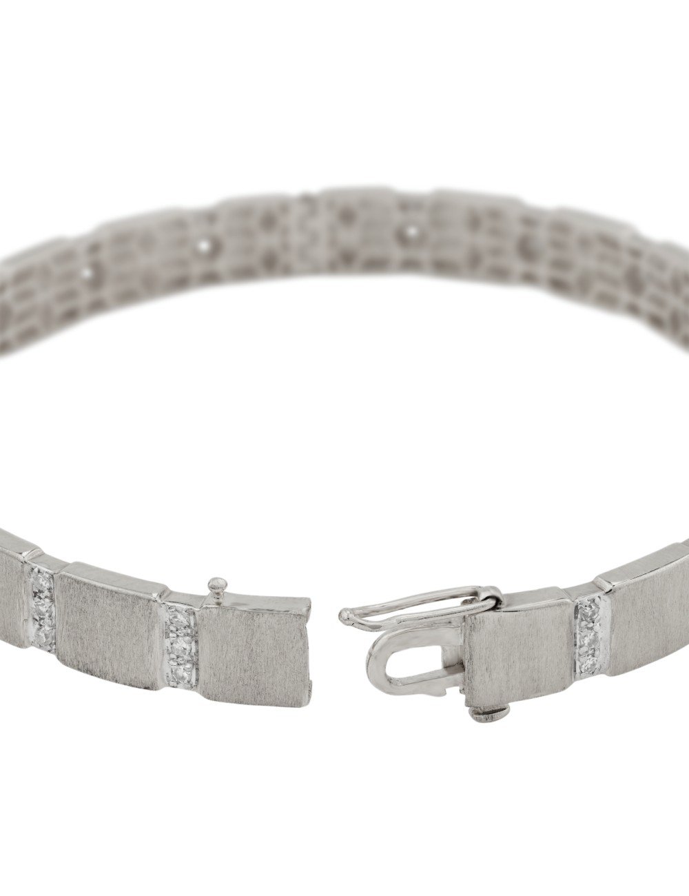 Браслет из белого золота c бриллиантами