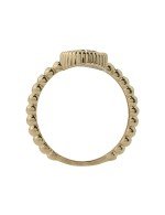 Кольцо из золота c бриллиантами и перламутром