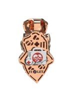 Подвеска из золота c эмалью, бриллиантами и рубином