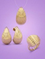 Подвеска из лимонного золота 585 пробы