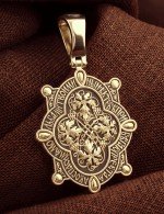 Образок из лимонного золота