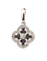 Подвеска из белого золота c бриллиантами