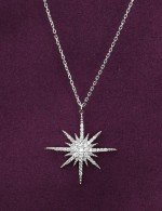 Колье из белого золота c бриллиантами