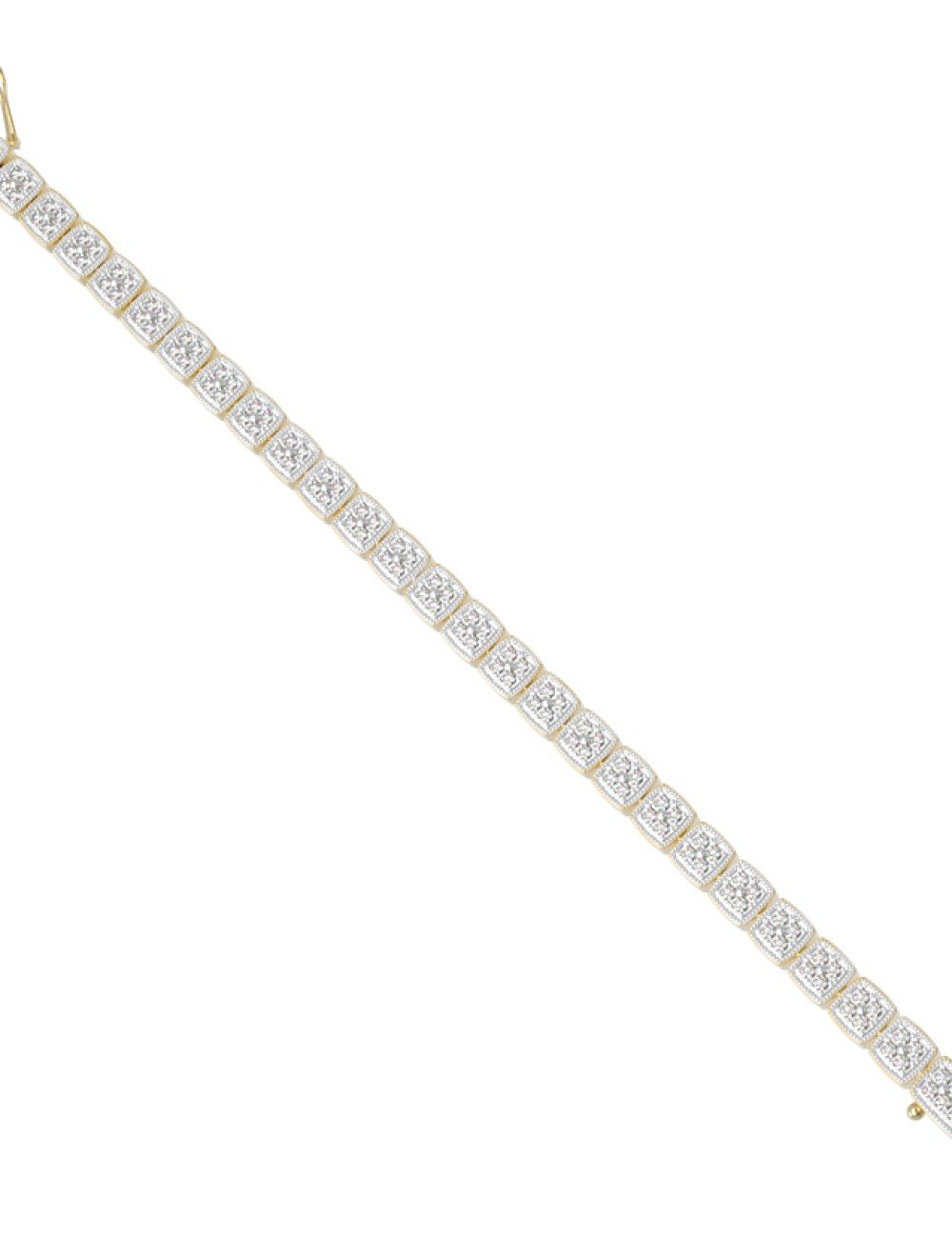 Браслет из лимонного золота c бриллиантами