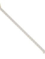 Браслет из лимонного золота c бриллиантами