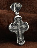 Крест из белого золота