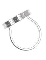 Кольцо из белого золота c ониксом